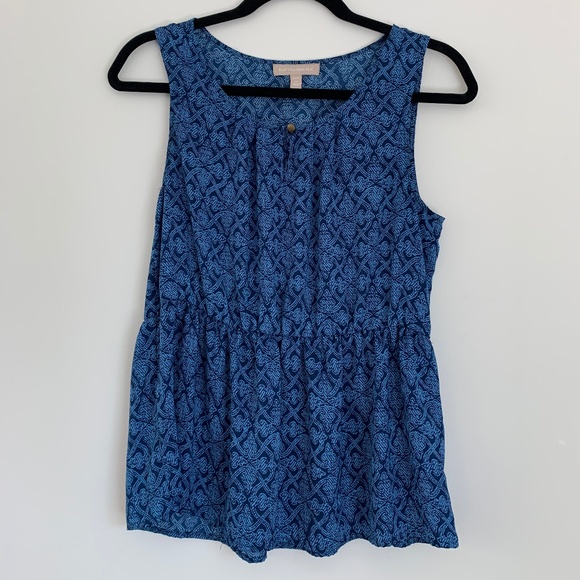 Banana Republic Tops - Blue Printed Top Banana Republic Tops - Blue Printed Top